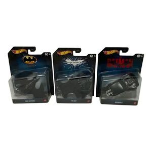 Hot Wheels DC Batman 1989 Batwing The Dark Knight Rises Batmobile Diecast Set